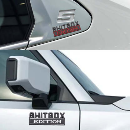 Shitbox Edition - 2 Pcs Emblem Sticker Badge - TE016
