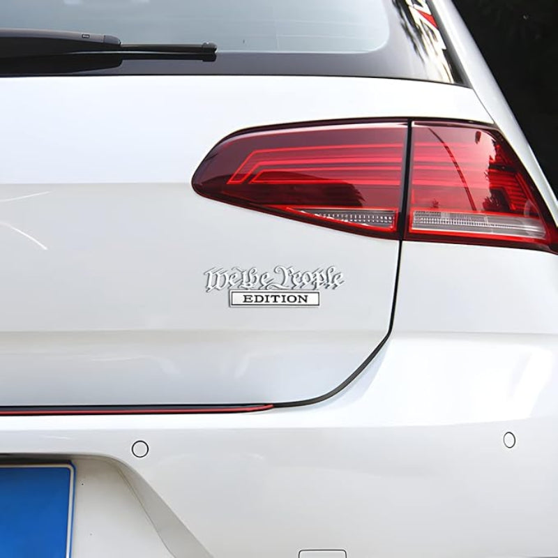 We the People Edition - 2 Pcs Emblem Sticker Badge - TE020