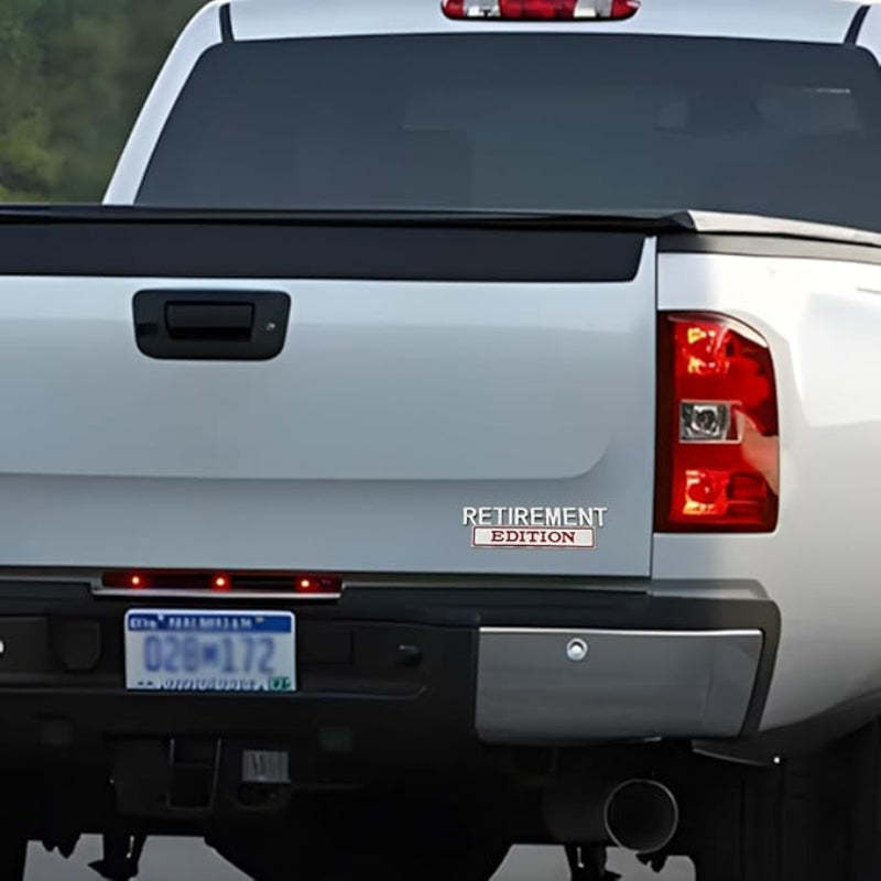 Retirement Edition - 2 Pcs Emblem Sticker Badge - TE030