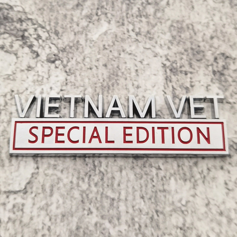 Vietnam Vet - 2 Pcs Emblem Sticker Badge - TE010