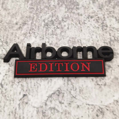 Airborne Edition - 2 Pcs Emblem Sticker Badge - TE041