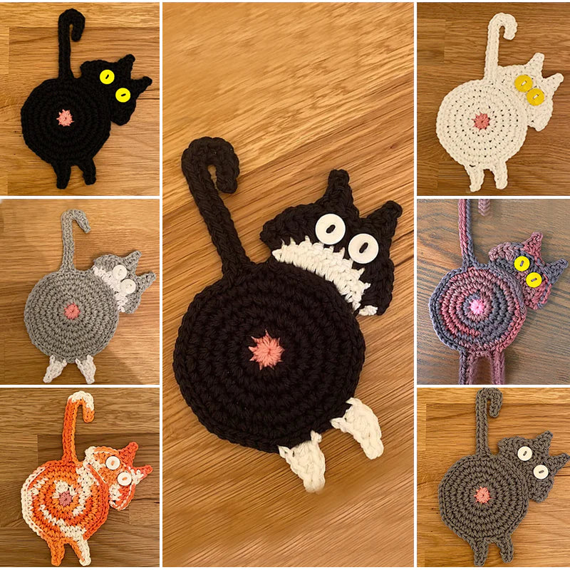Cat Butt Coasters