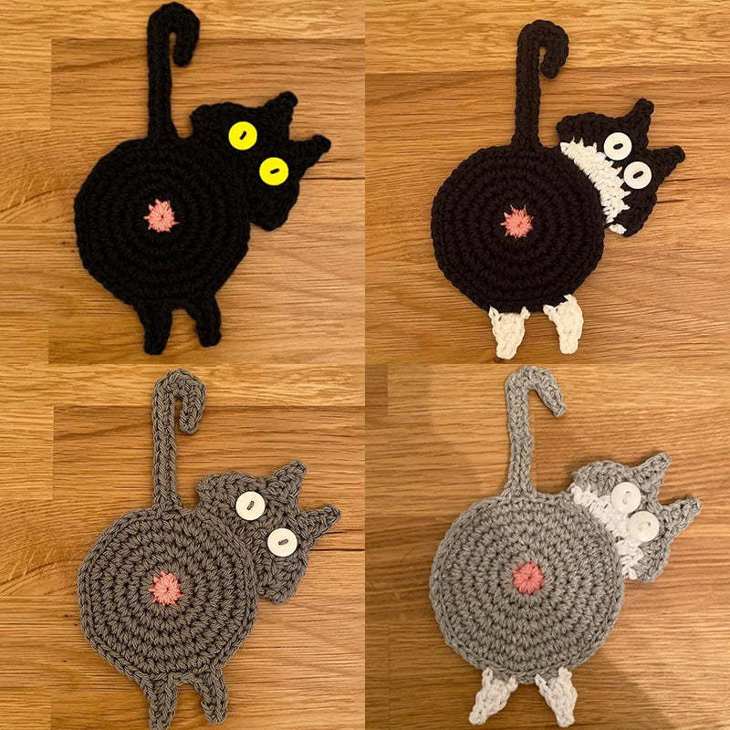 Cat Butt Coasters