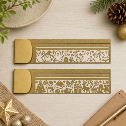 3-in-1 Metal Bookmark Ruler - Bookmark, Ruler & Coloring