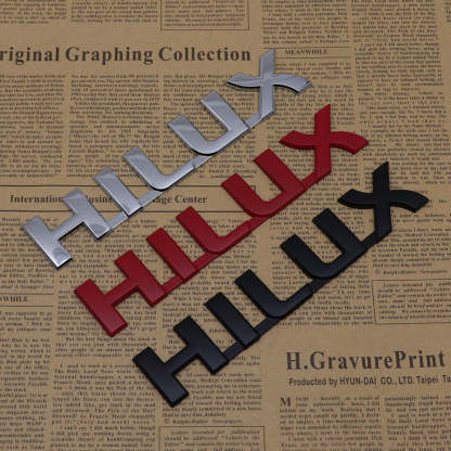 Hilux - 2 Pcs Emblem Sticker Badge - TE031