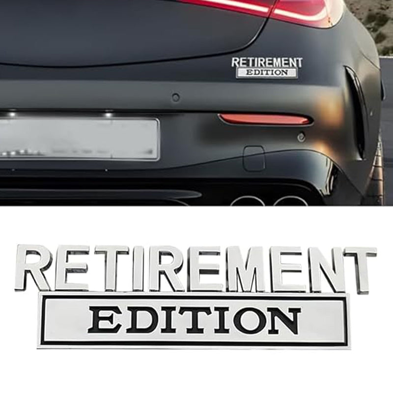 Retirement Edition - 2 Pcs Emblem Sticker Badge - TE030