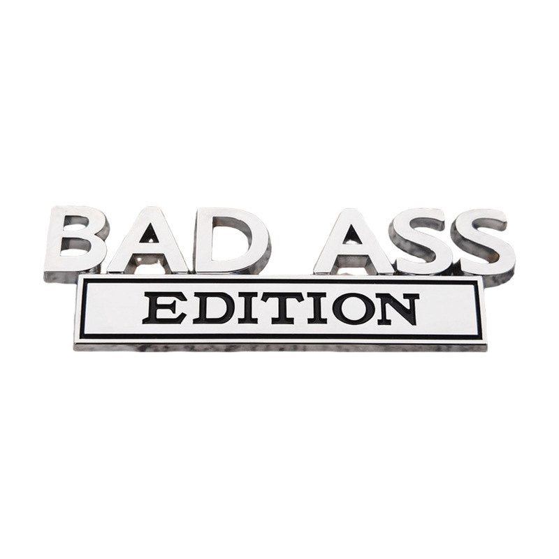 Bad Ass Edition - 2 Pcs Emblem Sticker Badge - TE005