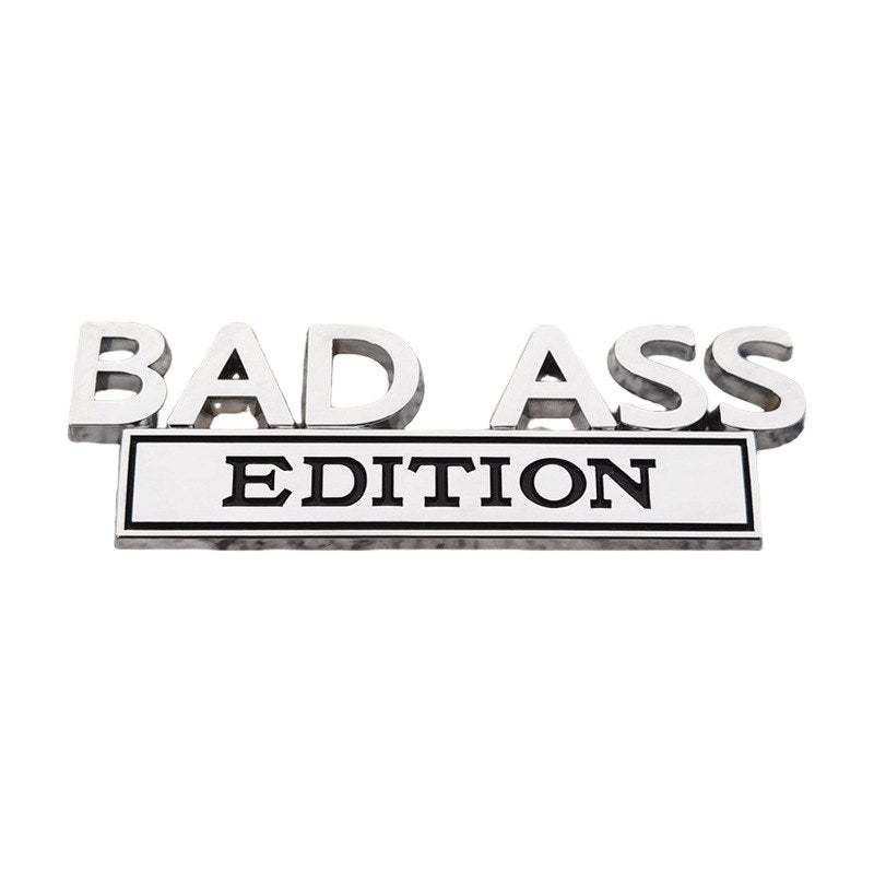 Bad Ass Edition - 2 Pcs Emblem Sticker Badge - TE005