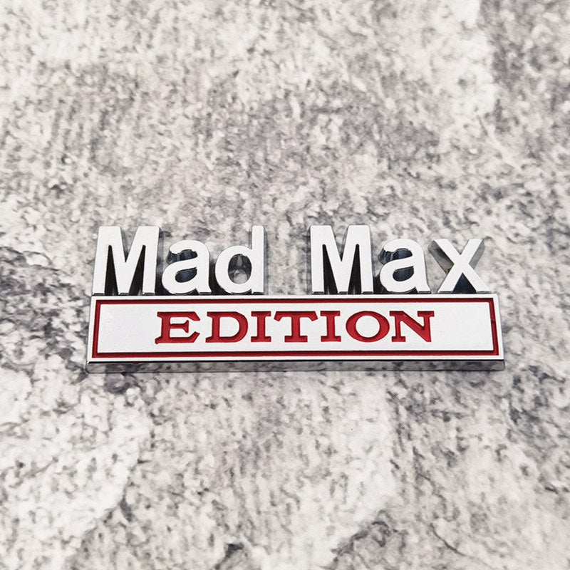 Mad Max Edition - 2 Pcs Emblem Sticker Badge - TE017