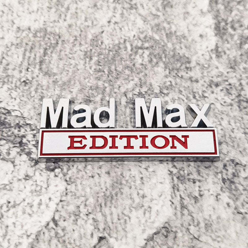 Mad Max Edition - 2 Pcs Emblem Sticker Badge - TE017