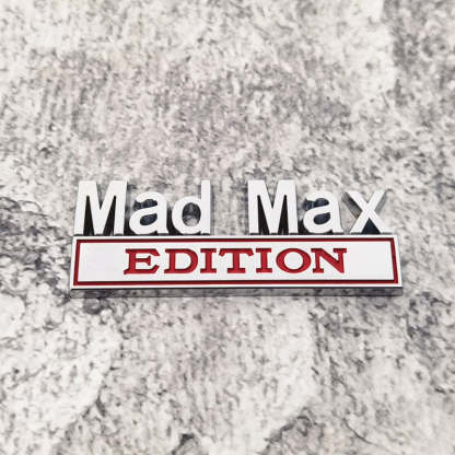 Mad Max Edition - 2 Pcs Emblem Sticker Badge - TE017