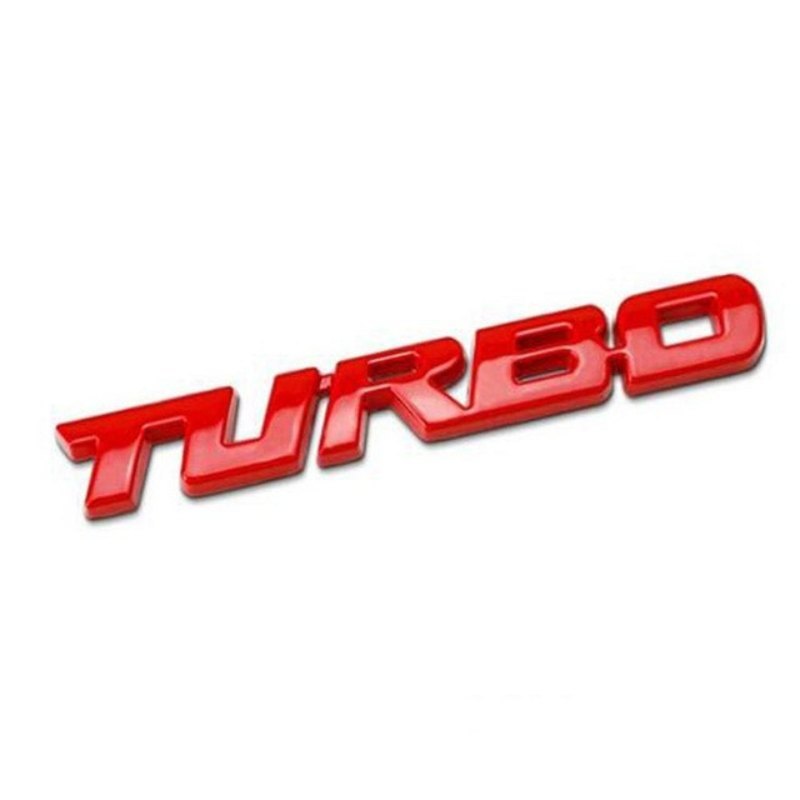 Turbo - 2 Pcs Emblem Sticker Badge - TE002