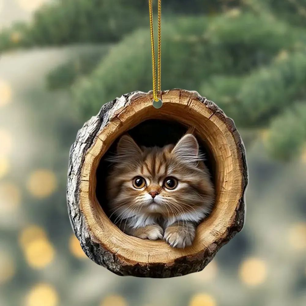 Persian Cat - Animal Christmas Ornament CH059