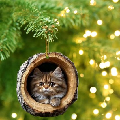 Persian Cat - Animal Christmas Ornament CH059