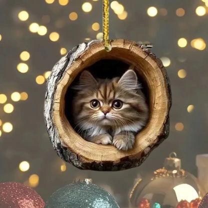 Persian Cat - Animal Christmas Ornament CH059