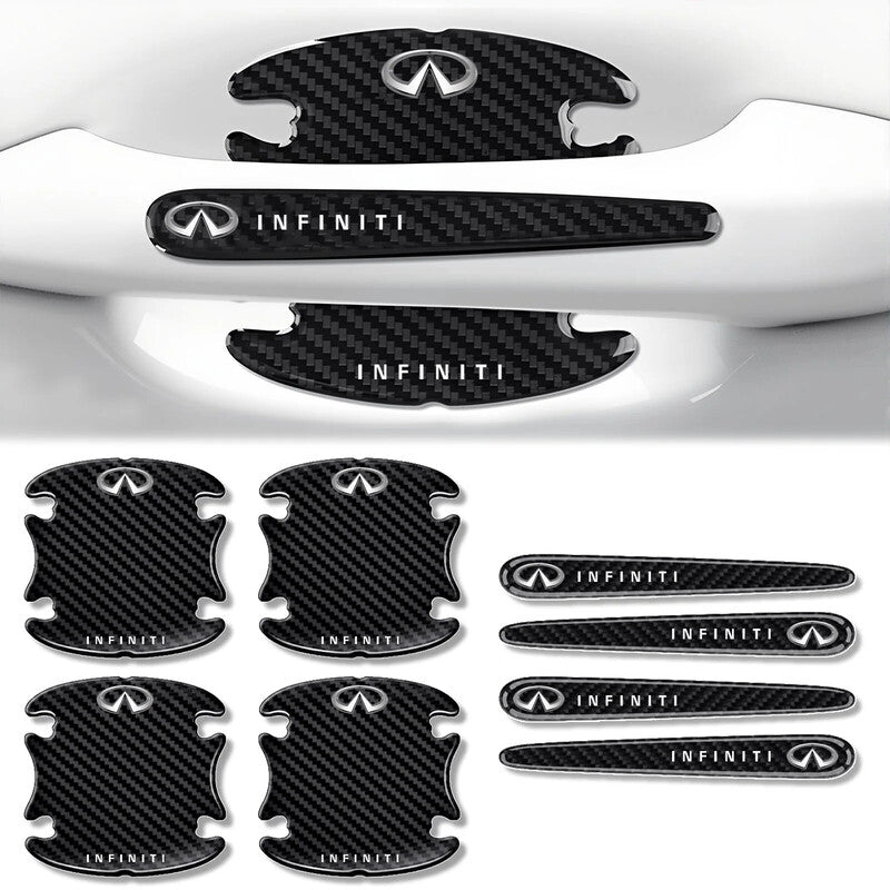 Car Door Handle Scratch Protectors - Invisible Paint Protection with Style