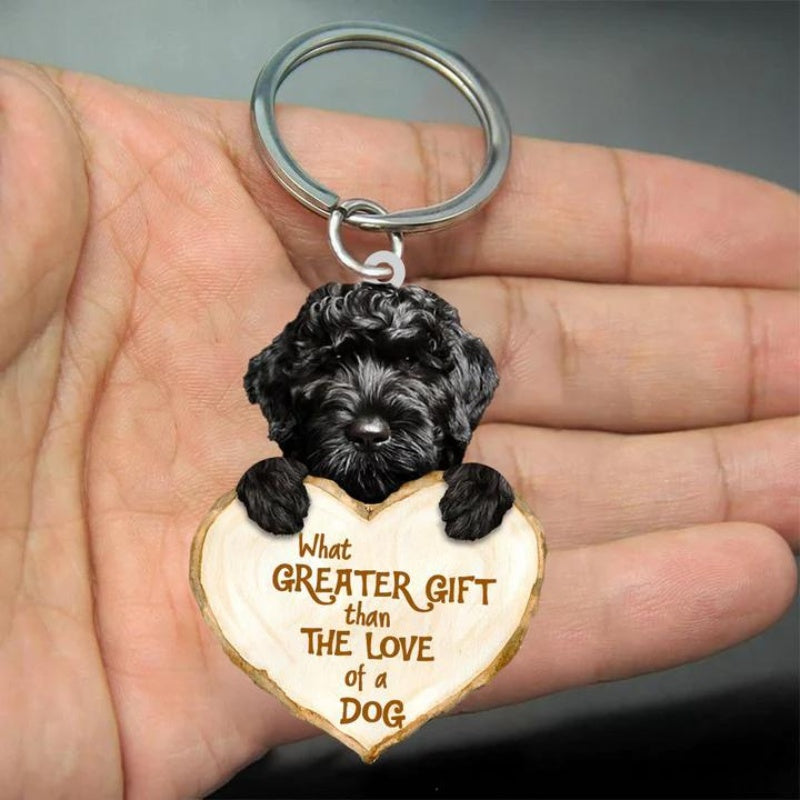 Cavapoo What Greater Gift Than The Love Of A Dog Acrylic Keychain GG030 ...