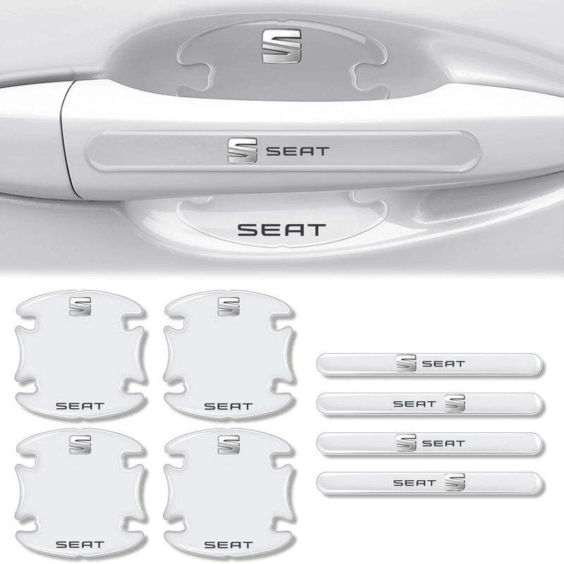 Car Door Handle Scratch Protectors - Invisible Paint Protection with Style