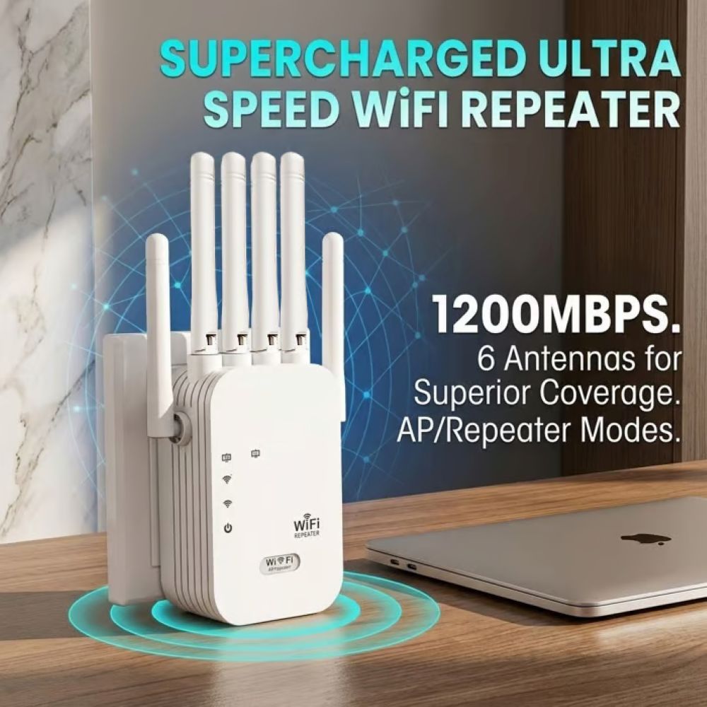 1200Mbps Ultra-Speed WiFi Repeater