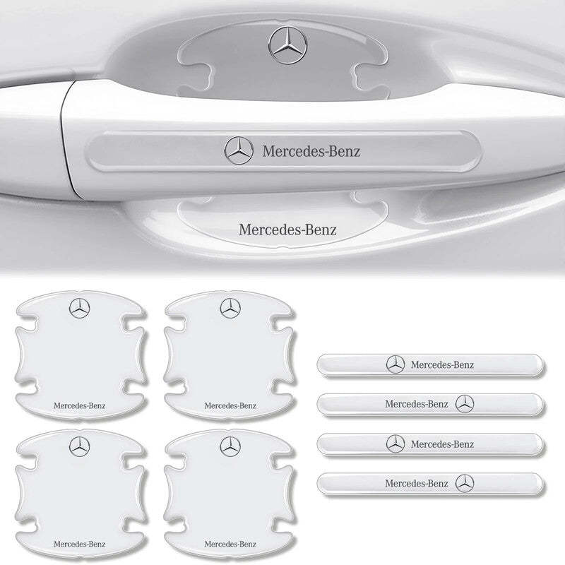 Car Door Handle Scratch Protectors - Invisible Paint Protection with Style