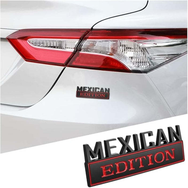 Mexican Edition - 2 Pcs Emblem Sticker Badge - TE012