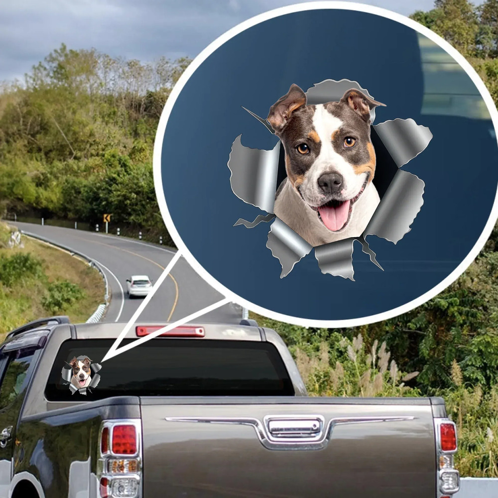 Custom Photo RV Decal - Personalized Birthday Gifts For Dog Cat Lovers, Dog Dad And Mom, Cat Owners - Cracking You Up, One Paw At A Time