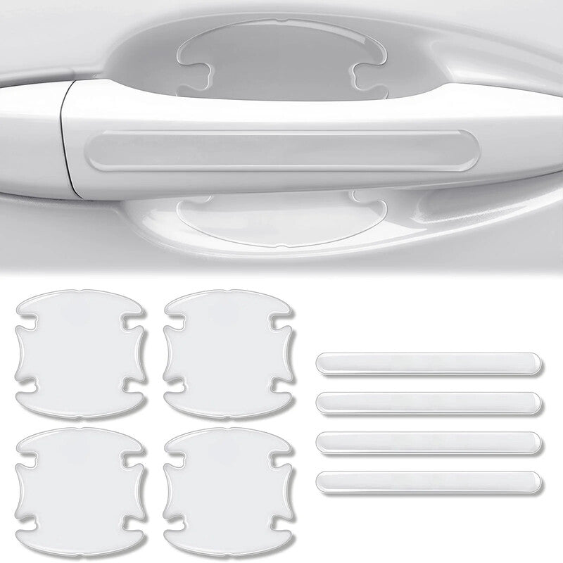 Car Door Handle Scratch Protectors - Invisible Paint Protection with Style