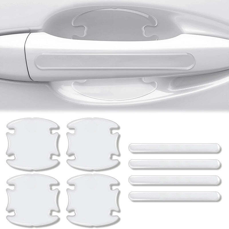 Car Door Handle Scratch Protectors - Invisible Paint Protection with Style