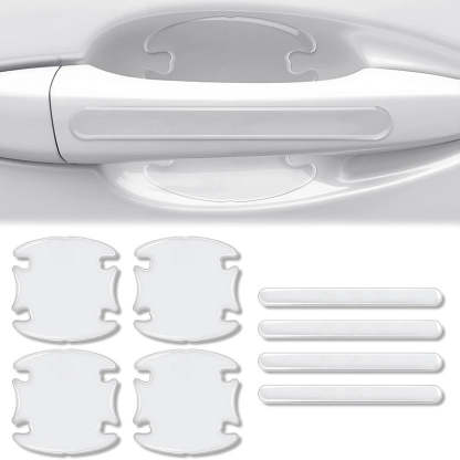 Car Door Handle Scratch Protectors - Invisible Paint Protection with Style