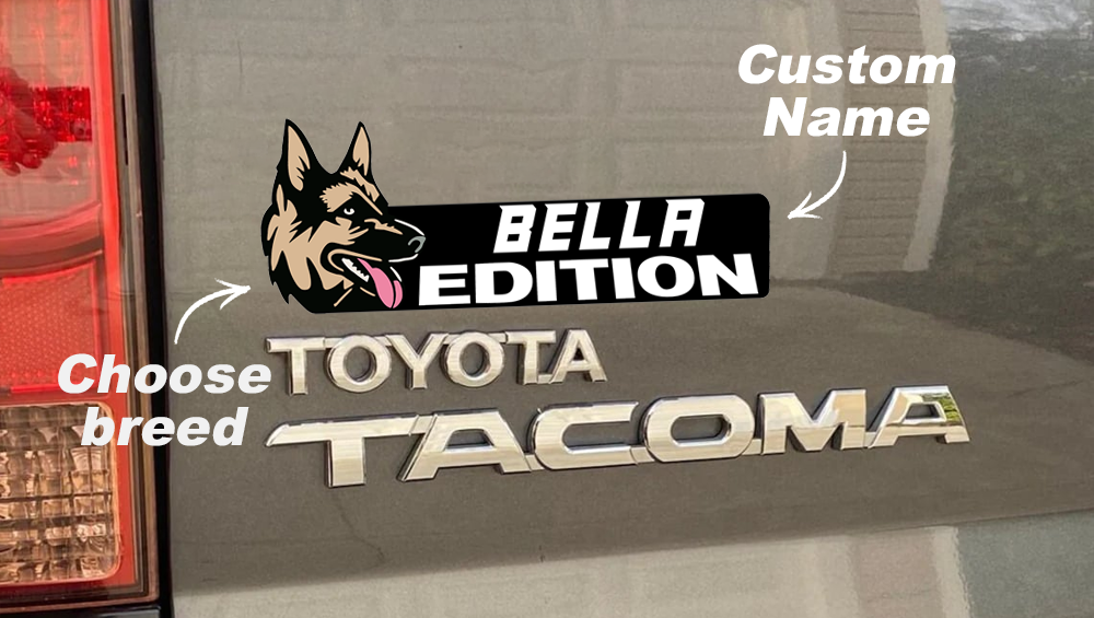 Custom Dog Car Emblem