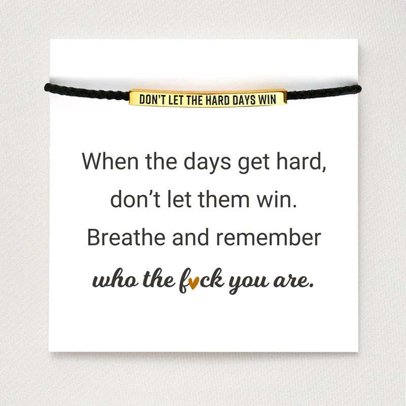 Woven Inspirational Tube Bracelet