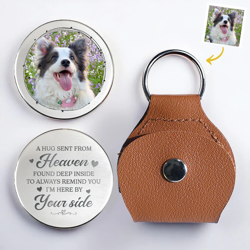 Custom Photo A Beautiful Soul, Forever Cherished - Memorial Personalized Custom Pocket Hug