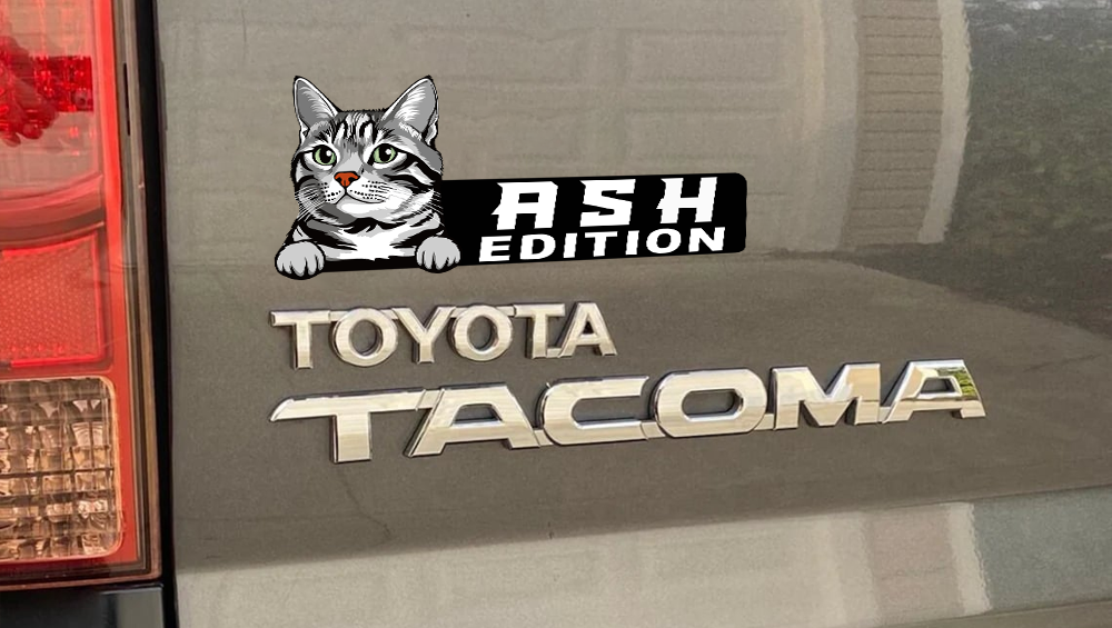 American Shorthair Cat Car Badge Laser Cutting Car Emblem CE175