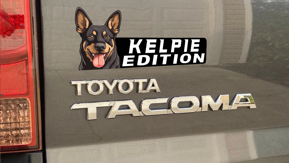Kelpie Car Badge Laser Cutting Car Emblem CE209
