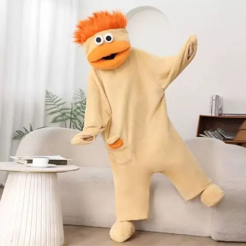 Funny Monster Hooded Fleece Robe