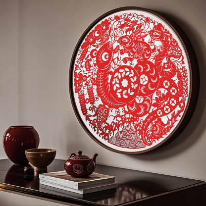 The Spiritual Snake Presents Auspiciousness