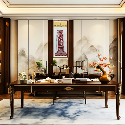 Paper-cut horizontal scroll of "Carp Jumping over the Dragon Gate"