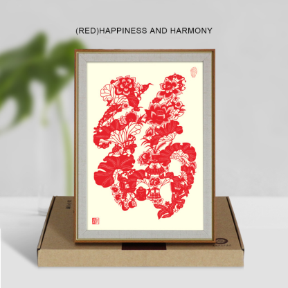 Paper-cuts for home decoration paintings