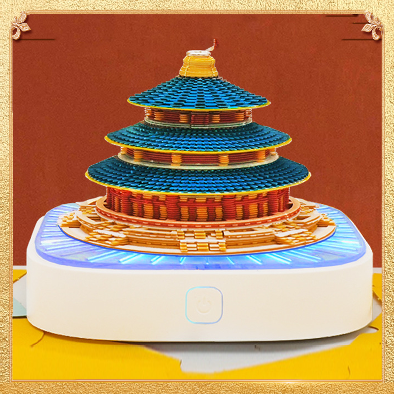 3D Paperr-Carved Tiantan Desk Calendar