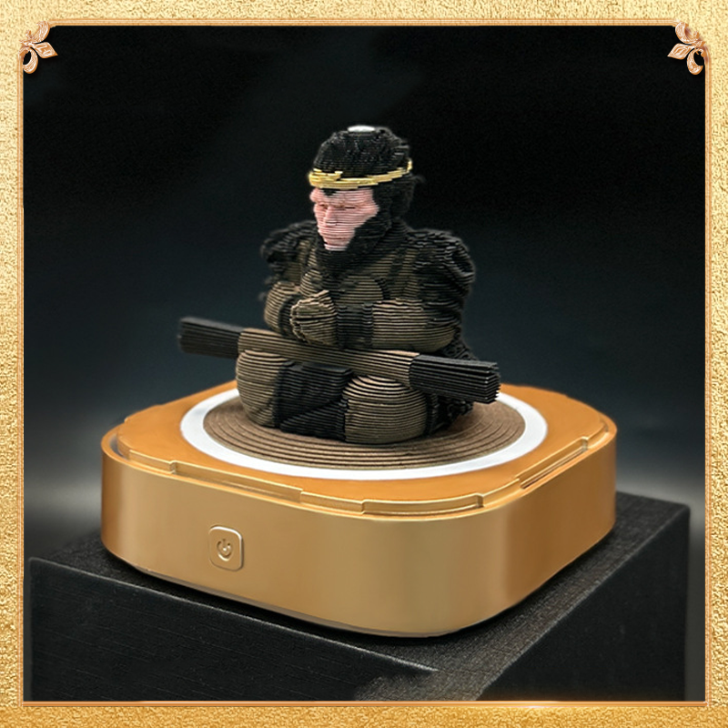3D Paper-Carved Wukong Desk Calendar 