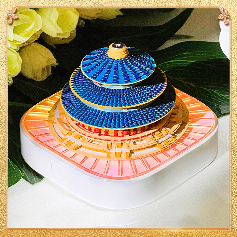 3D Paperr-Carved Tiantan Desk Calendar