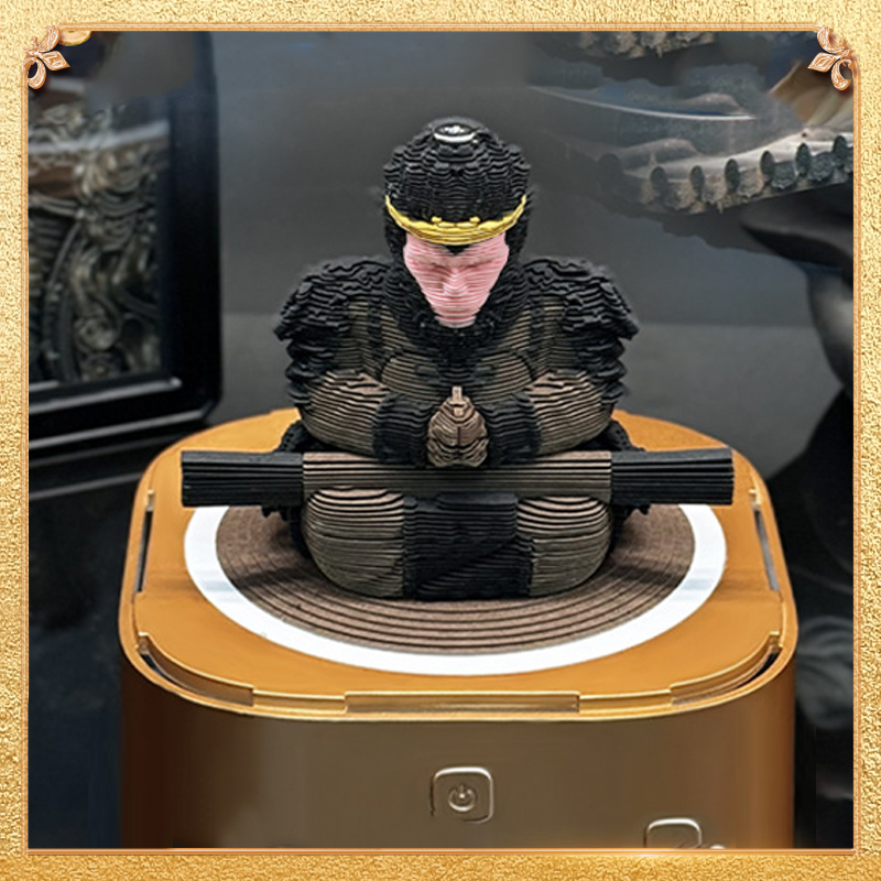 3D Paper-Carved Wukong Desk Calendar 