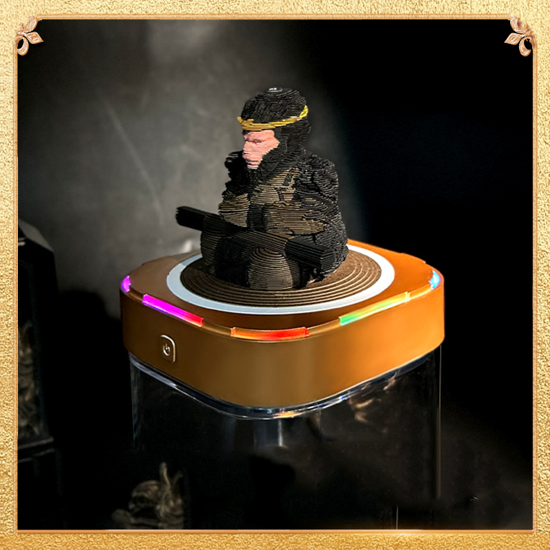 3D Paper-Carved Wukong Desk Calendar 