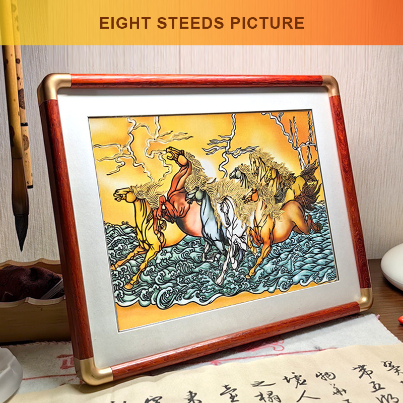 Multi-layer colored hand-cut paper landscape decorative paintings-Papercutartist