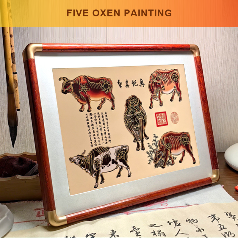 Multi-layer colored hand-cut paper landscape decorative paintings-Papercutartist