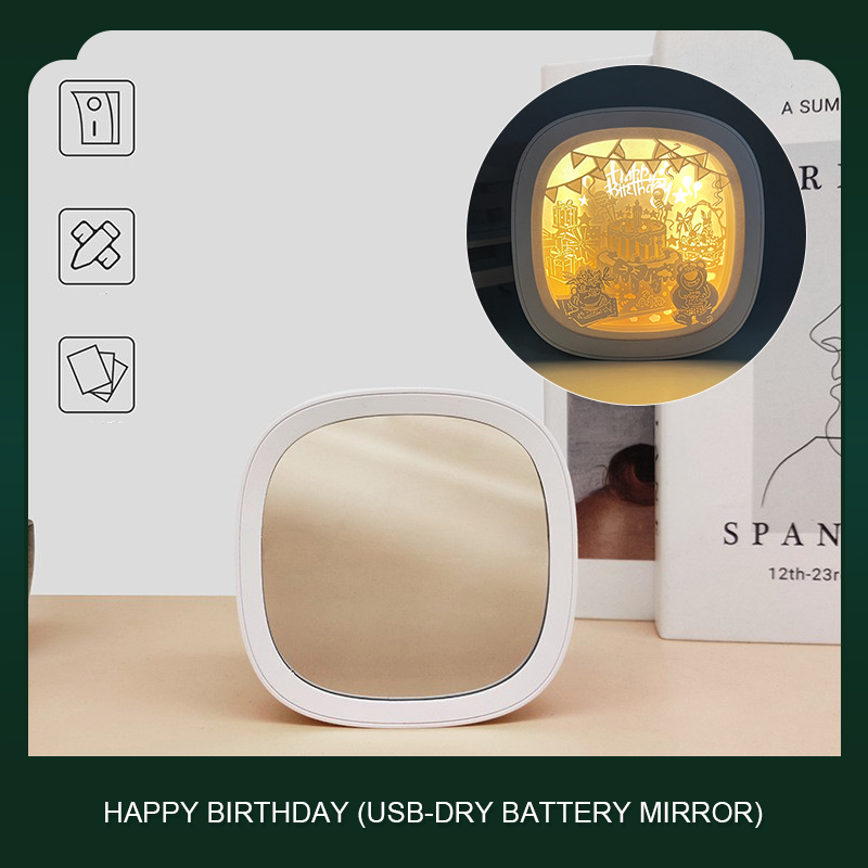 Guochao 3D three-dimensional paper carving lamp