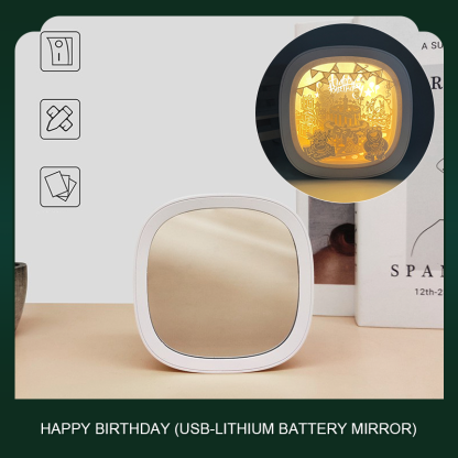 Guochao 3D three-dimensional paper carving lamp