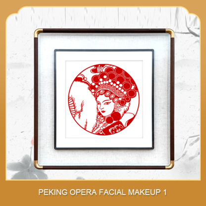 Paper-cutting of Peking Opera facial makeup / Hanging Picture Frames