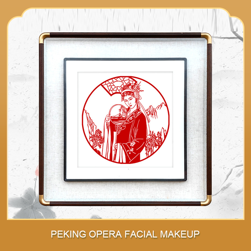 Paper-cutting of Peking Opera facial makeup / Hanging Picture Frames