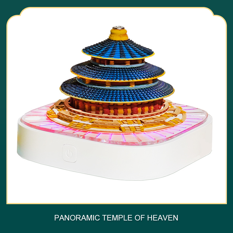 3D Paperr-Carved Tiantan Desk Calendar